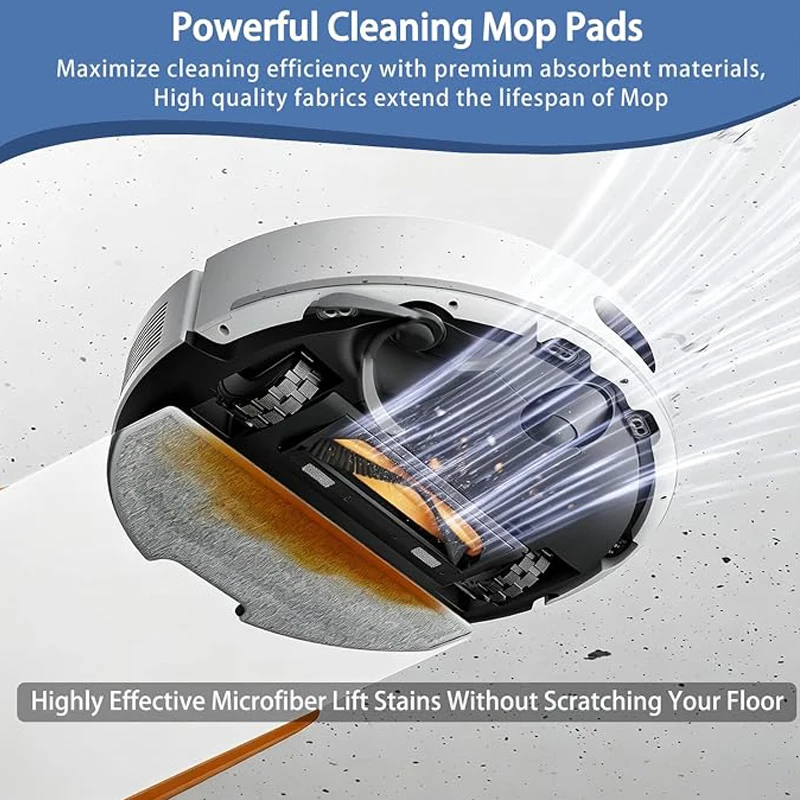 For Dreame D20 Air Plus/F21/F21 Plus/F20/F20 Plus Robot Vacuum Accessories Main Side Brush Filter Mop Dust bag Replacement Parts view 6