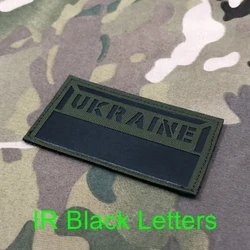 Green OD Russia Slovenia Czech Ukraine Albania Georgia Poland Slovakia Laser Cut IR IFF Infrared Reflection Luminous Flag Patch