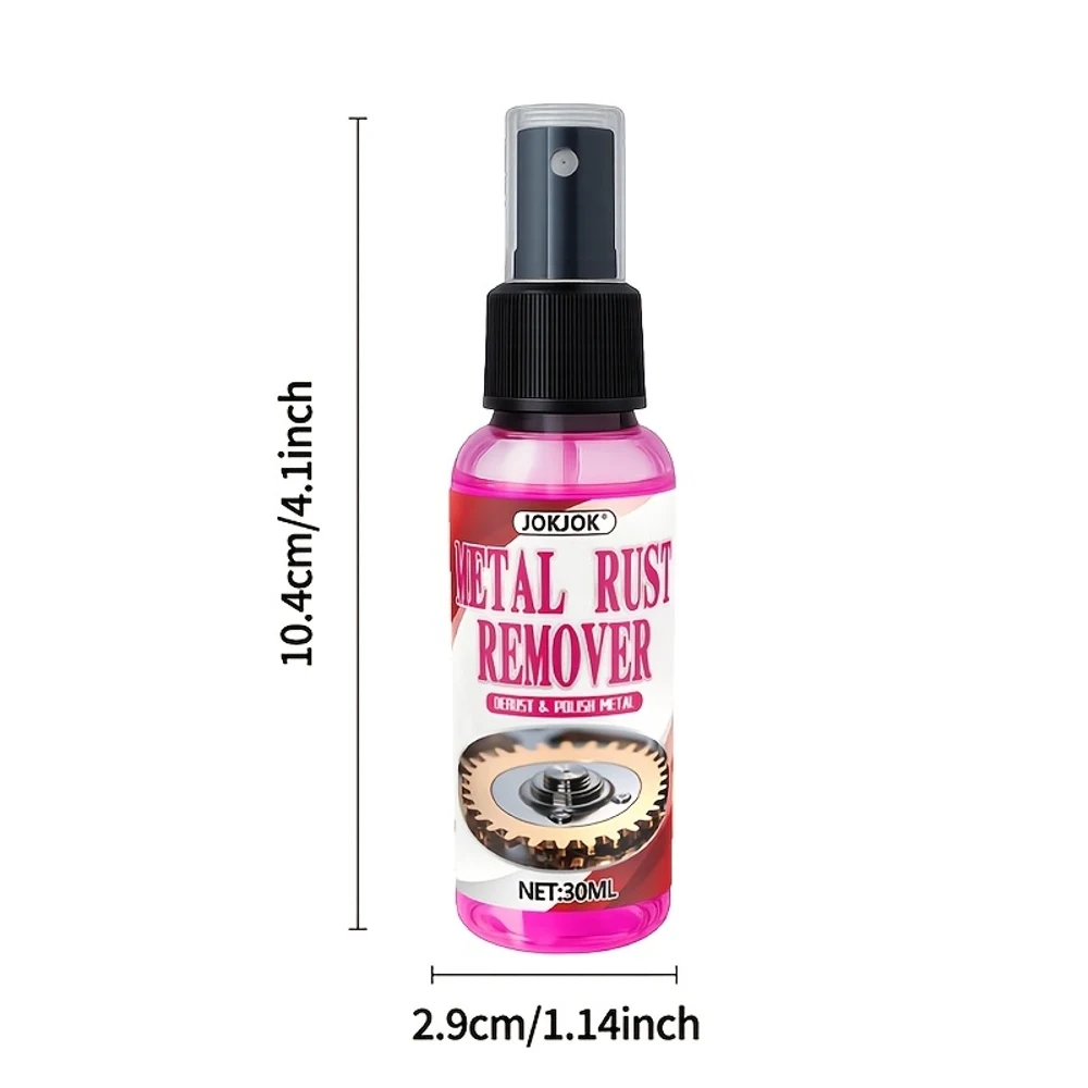 Heavy-Duty Rust Remover Spray, Metal Surface Renovation, Anti-Oxidation, Anti-Rust, Fast Rust Removal, Usable for Tools, Bolts,