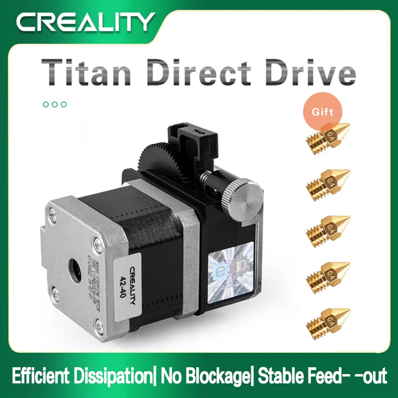 

CREALITY E3D Titan Direct Drive for CR-10 V2 3D Printer Original High Strengh Parts Genuine Bowden Extruder Kit With Stepper Mot