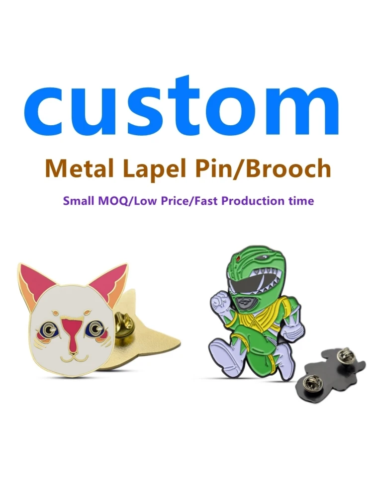 Customizable Hard Enameled Cross Flag Brooch Lapel Pin Gemstone Jewelry Personalized Logo Design Fashion Accessory