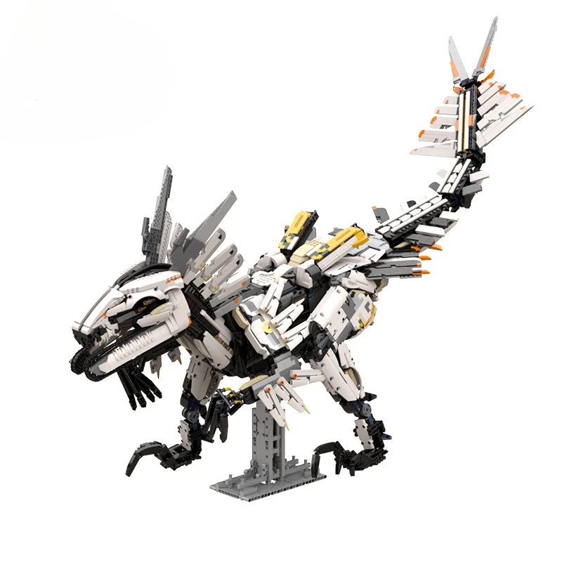 

Moc Large Dinosaur Series Educational Building Block Toys Horizon West Desperate Claw Children Bricks Collection Toys