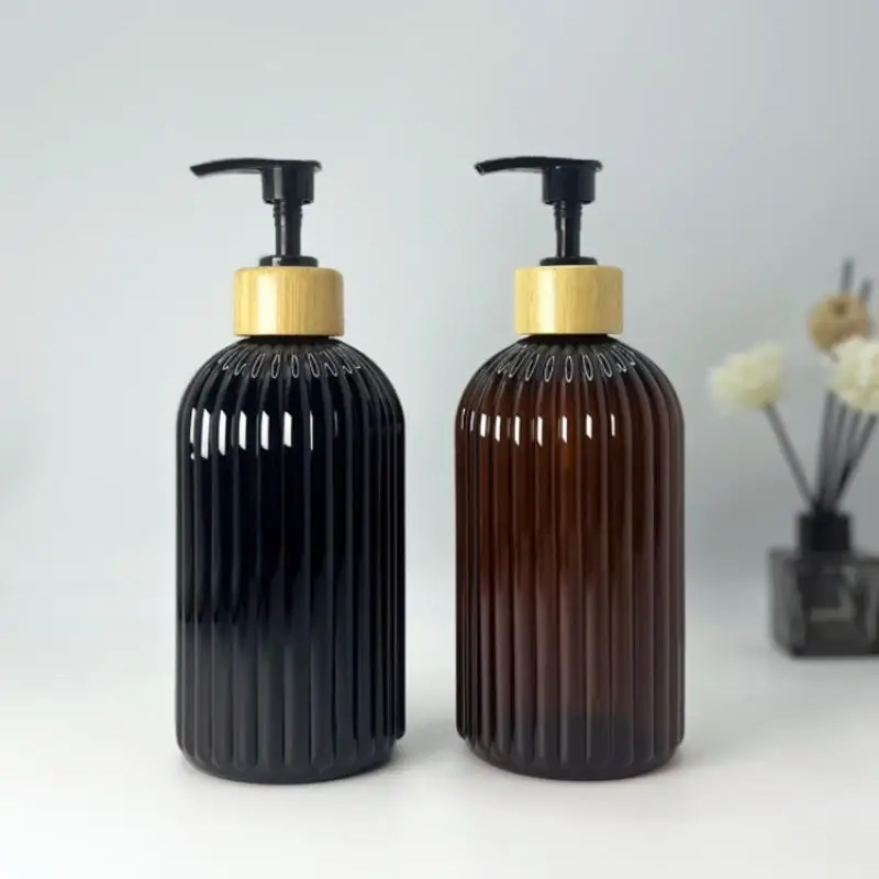 【1 Stück 500 ml Seifenspender mit Pumpe, nachfüllbare Shampoo-Leerflasche, für Küche, Badezimmer, Hände, Körperwäsche, Lotionbehälter】