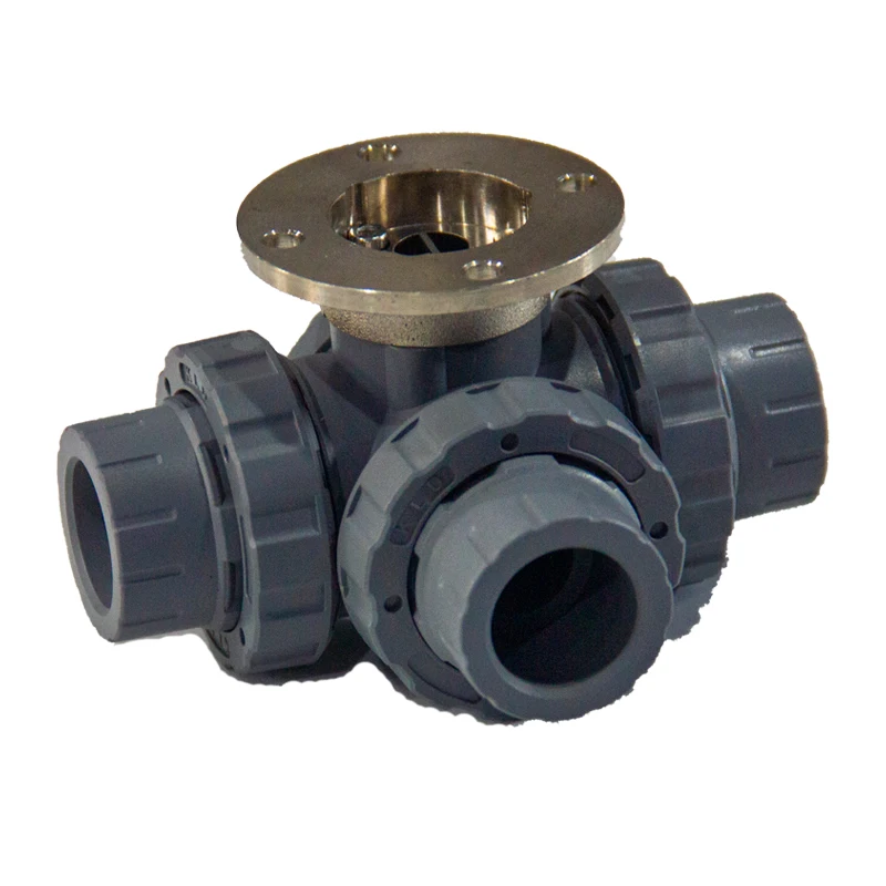 

Радианный электрический трехходовой шаровой кран ПВХ/ВПХ DN15