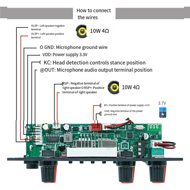 Papan Dekoder Audio ABMF-MP3 untuk Perekaman MP3/WMA/WAV/Flac/Ape Tanpa Hilang Musik Mobil Papan Dekoder MP3 Pengendali Abu-abu