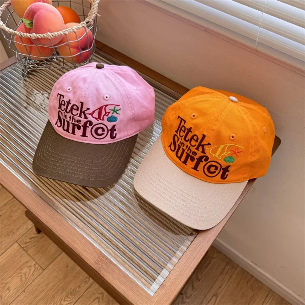 Boné de beisebol bordado guarda-sol boné de pico bordado carta chapéu de beisebol protetor solar chapéu proteção solar guarda-sol chapéu de sol unisex