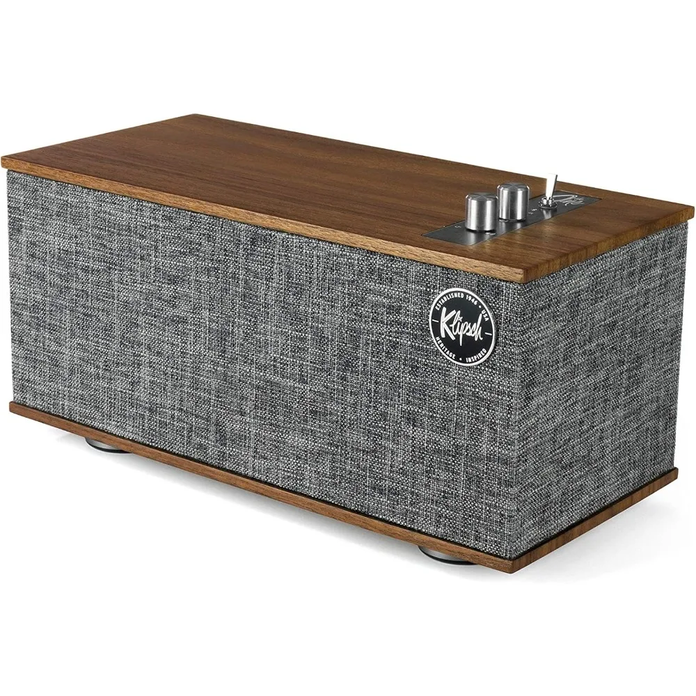 Radio stołowe w stylu vintage z drewnianym blatem, Bluetooth i dźwiękiem stereo FM do dekoracji wnętrz