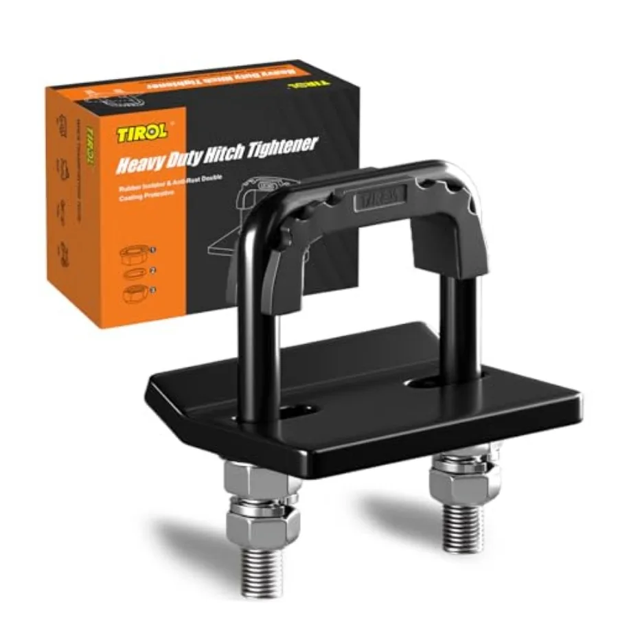 

Hitch Tightener Anti-Rattle Clamp - Heavy Duty Hitch Stabilizer for 1.25" to 2" Trailer Hitches uce Movement on Hitch Mount Hit