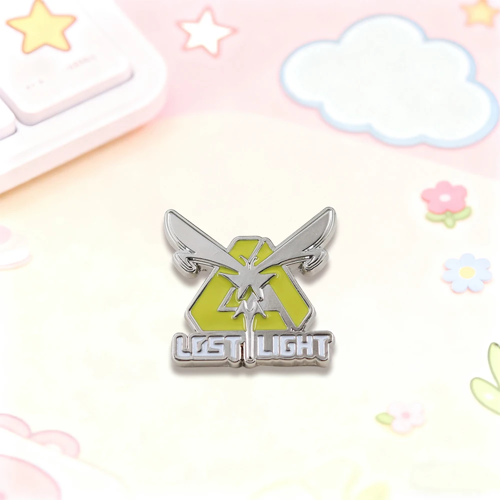 Hardcore-Schieß-Überlebensspiel-Brosche, Lost Light Game, Emaille-Anstecker, englische Schilder, Peripherie-Abzeichen, Fan-Souvenir-Accessoires – Detail 4
