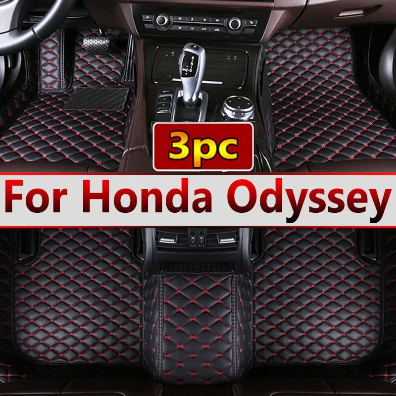 Car Floor Mats For Honda Odyssey 7 Seats 2004 2005 2006 2007 2008 Custom Auto Foot Pads Carpet Cover Interior Accessories