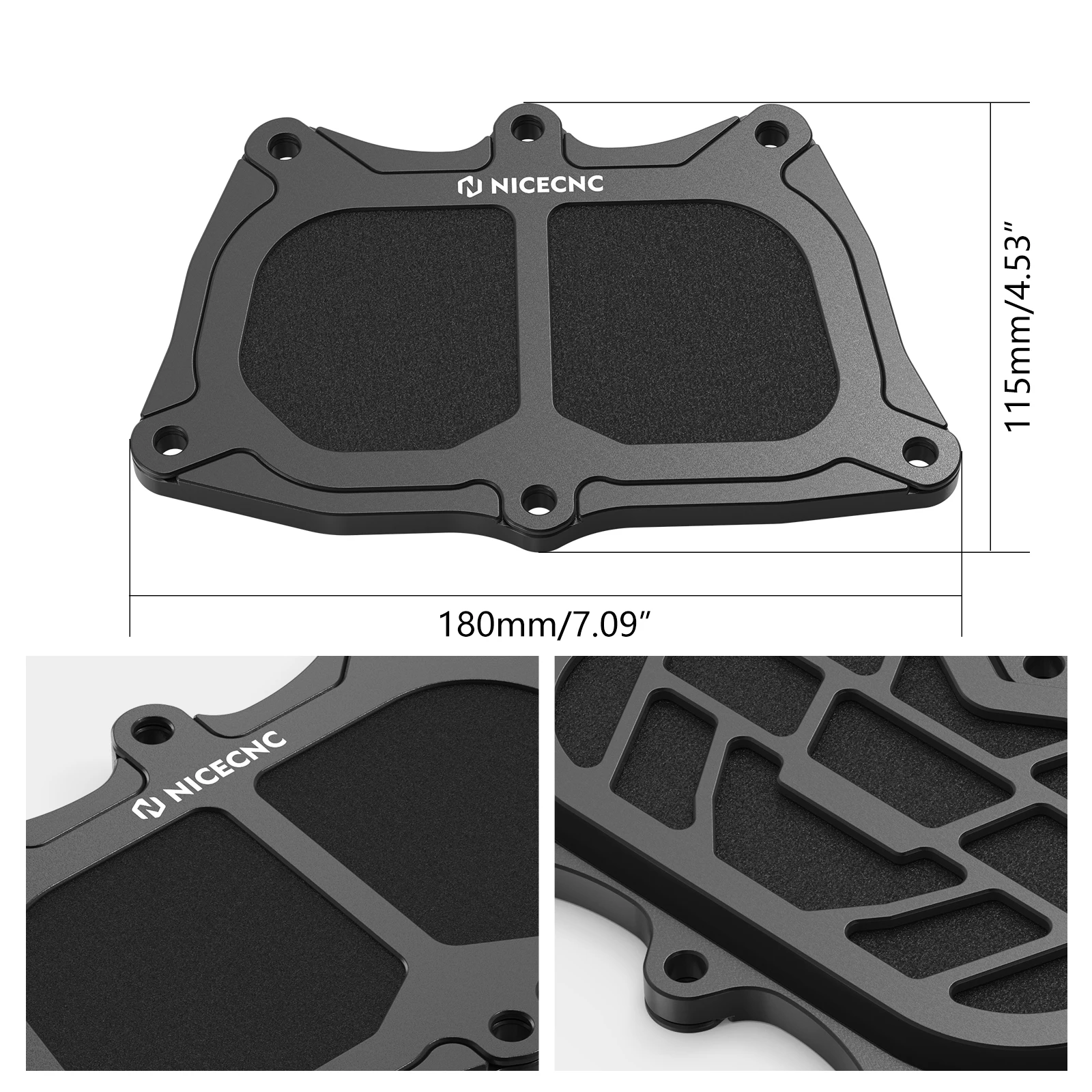 For KTM 390 Adventure 2021-2024 NICECNC Open Air Box Cover Air Filter Air Box Lid Kit 390 Duke 125 Duke 200 250 Duke 2017-2023