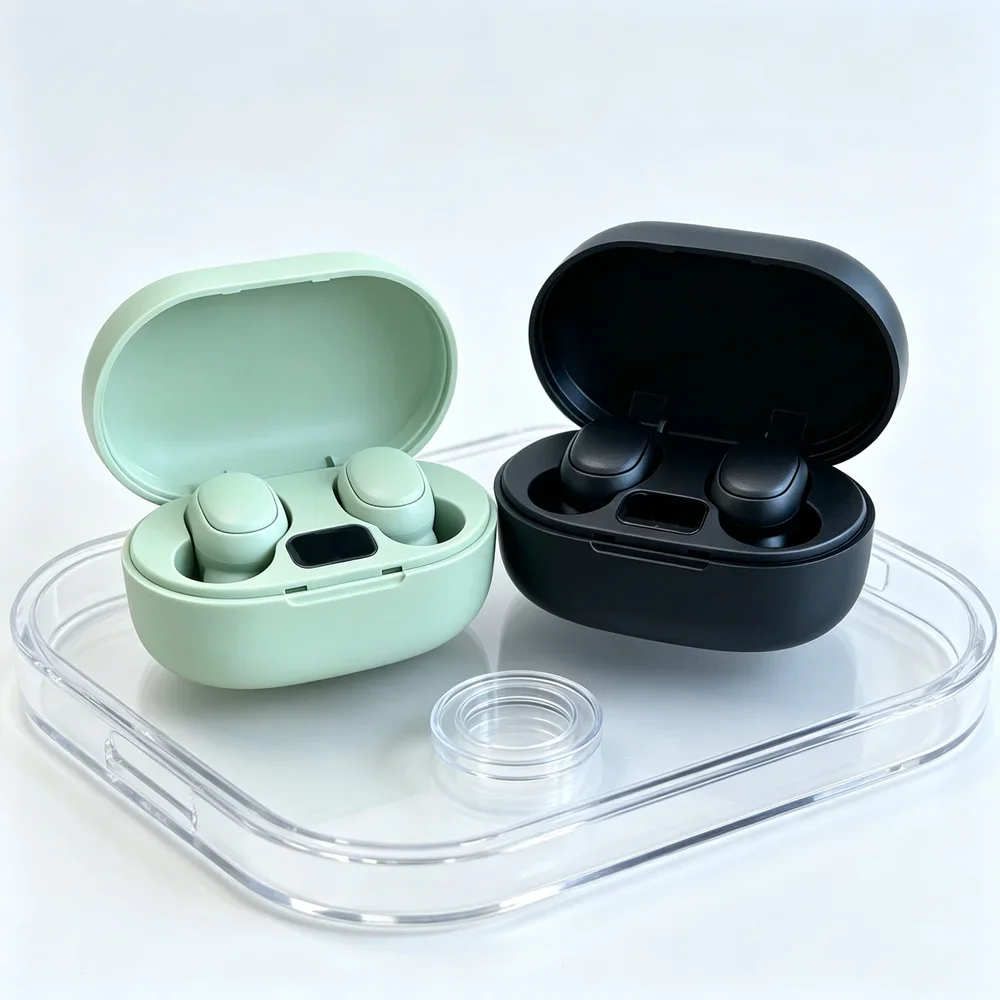 TWS Wireless Earbuds Wireless Headphones Provide Natural Music Expression, Lightweight Frame, Portable Container for Travel