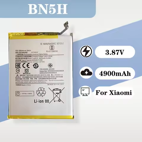 Replacement 4000mAh Phone Battery for Xiaomi Redmi Note 9 10 Note11 K40 POCO F3 K40 Pro Mi 11X Pro POCO M3 Pro 5G BN5H MIUI