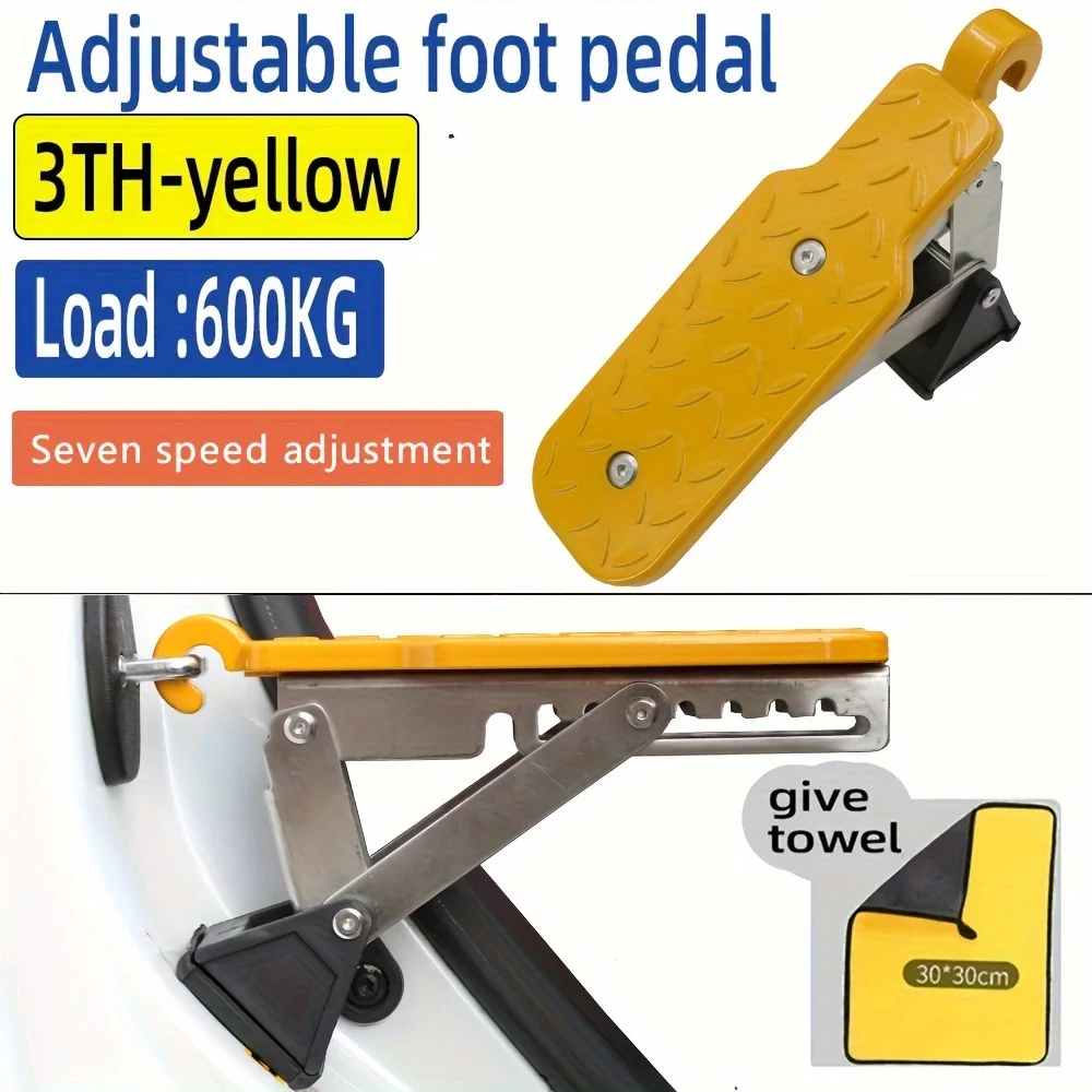 خطوات الباب، خطوات باب طويلة جدًا بزاوية 7، مناسبة للوصول إلى سقف السيارة، خطوات مزلاج باب بإطار علوي عمودي ذو أرجل، سيارات الدفع الرباعي والشاحنات #5