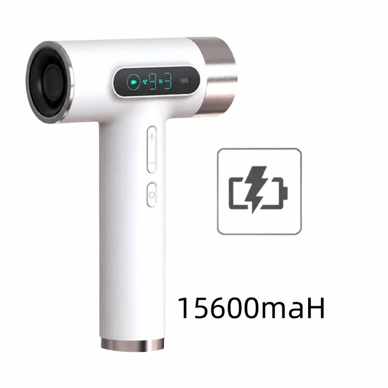 Cordless Hair Dryer 300W High Speed USB Rechargeable Blow Dryer 100000RPM Ionic Cold Hot Air Portable Travel For Students