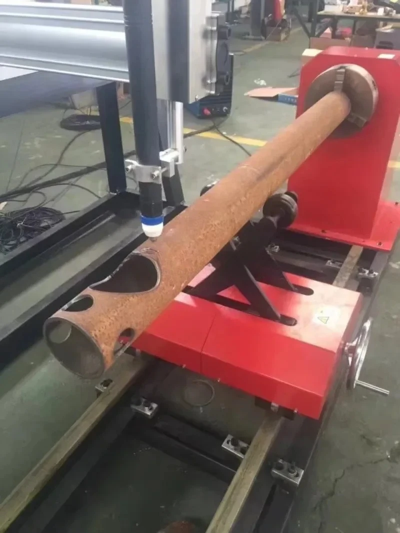 CNC Metal Tube Plasma Por CNC Pipe Plasma Cutter for Sale