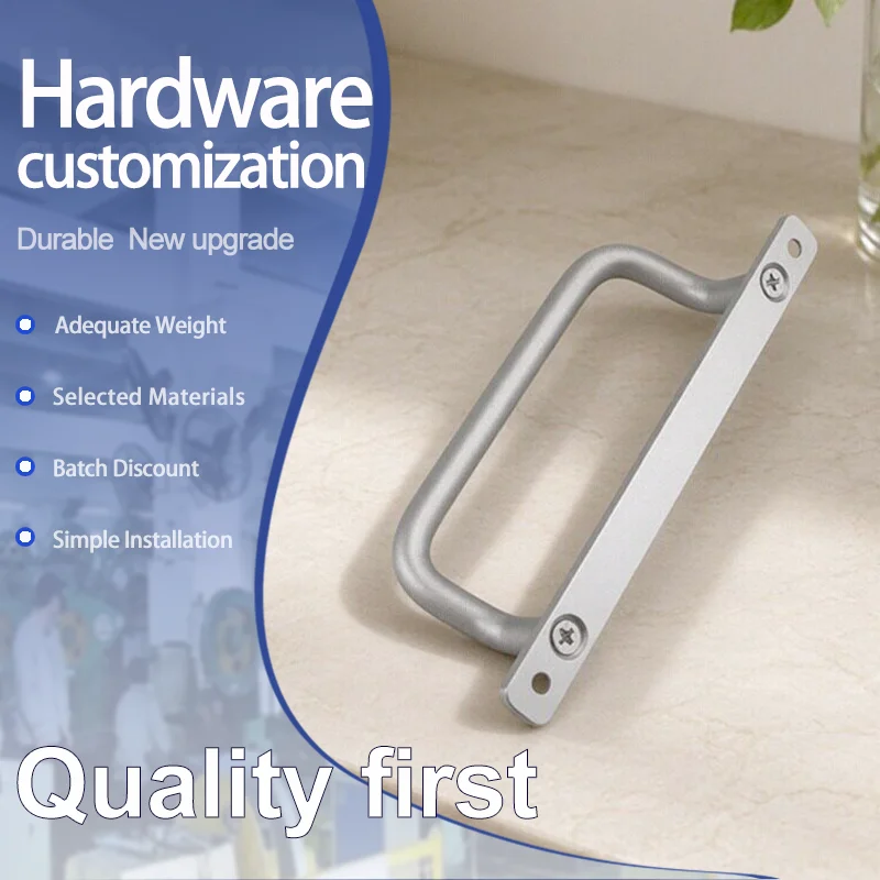 3pcs Cabinet Chassis Food Machinery Special Equipment For Ships Installation Plates Aluminum Alloy Handles