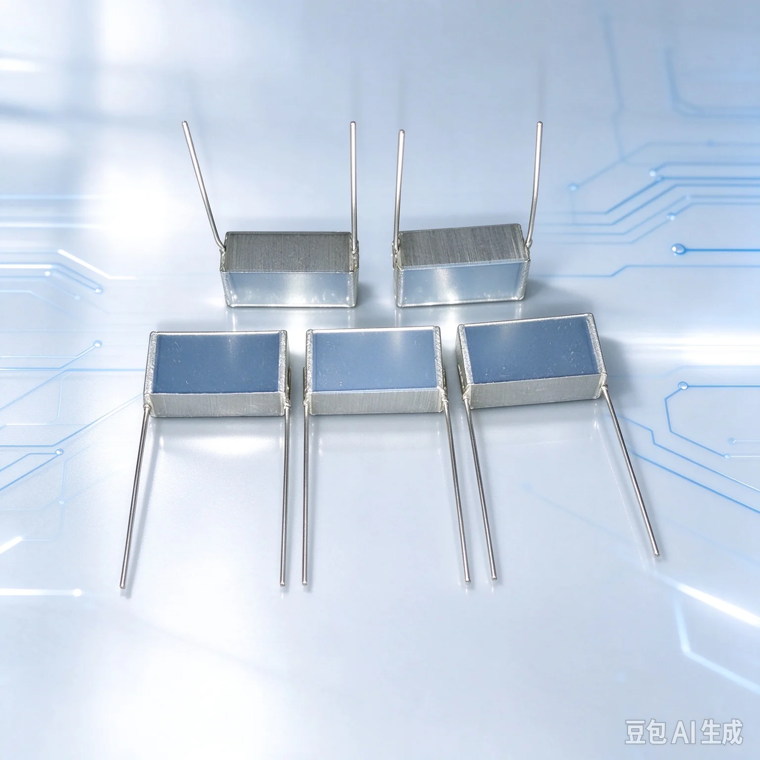 Crossover Film Capacitor for Speaker, 100V 3.3UF 335J Non-inductive Stacked Foil  100pcs