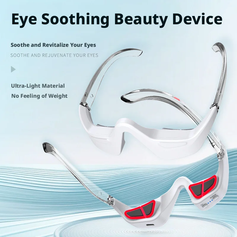 SHINEKNOT Eye Red Light Eye Protection Device Micro Current Massager Fade Dark Circles LED Eye Infrared Beauty Device Adjustable