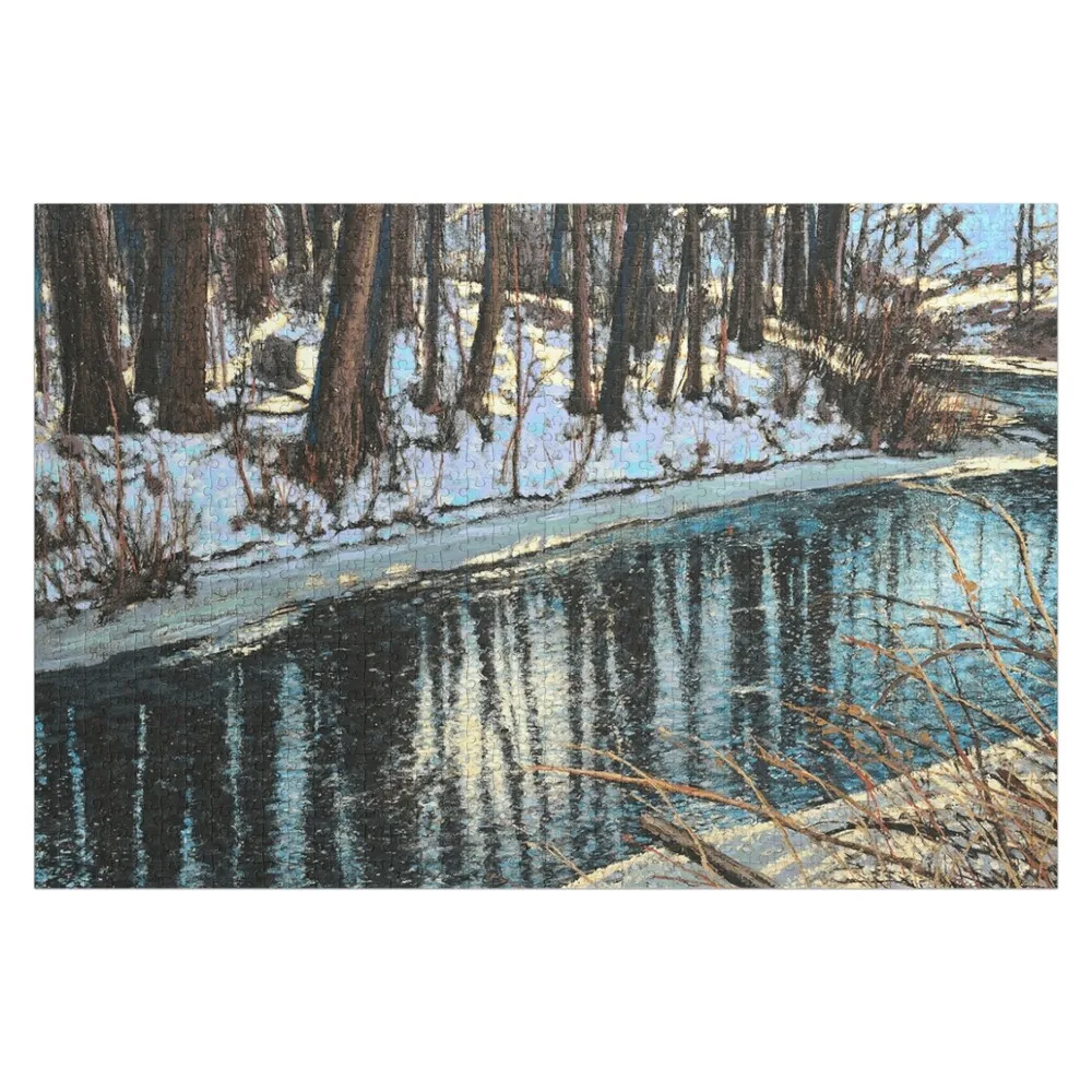 Frank Johnston, Reflections Jigsaw Puzzle Wood Animals Wood Photo Personalized Animal Photo Puzzle