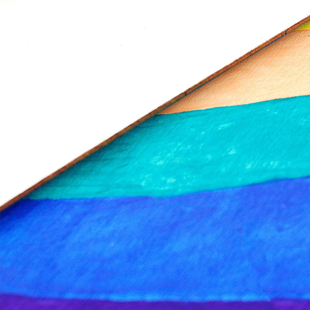 

5Pcs Wooden Hand-Painted Graffiti DIY Necktie Craft Educational Gift for Men Hand-Painted Necktie Neckties for Men