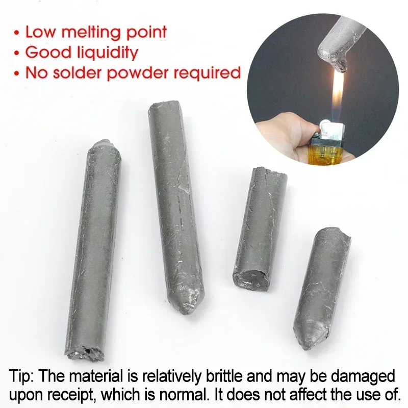 3/30Pcs Low Temperature Welding Aluminum Rods Universal Stainless Steel Copper Iron Solder Easy Melt Rods Repairing Agent Kits