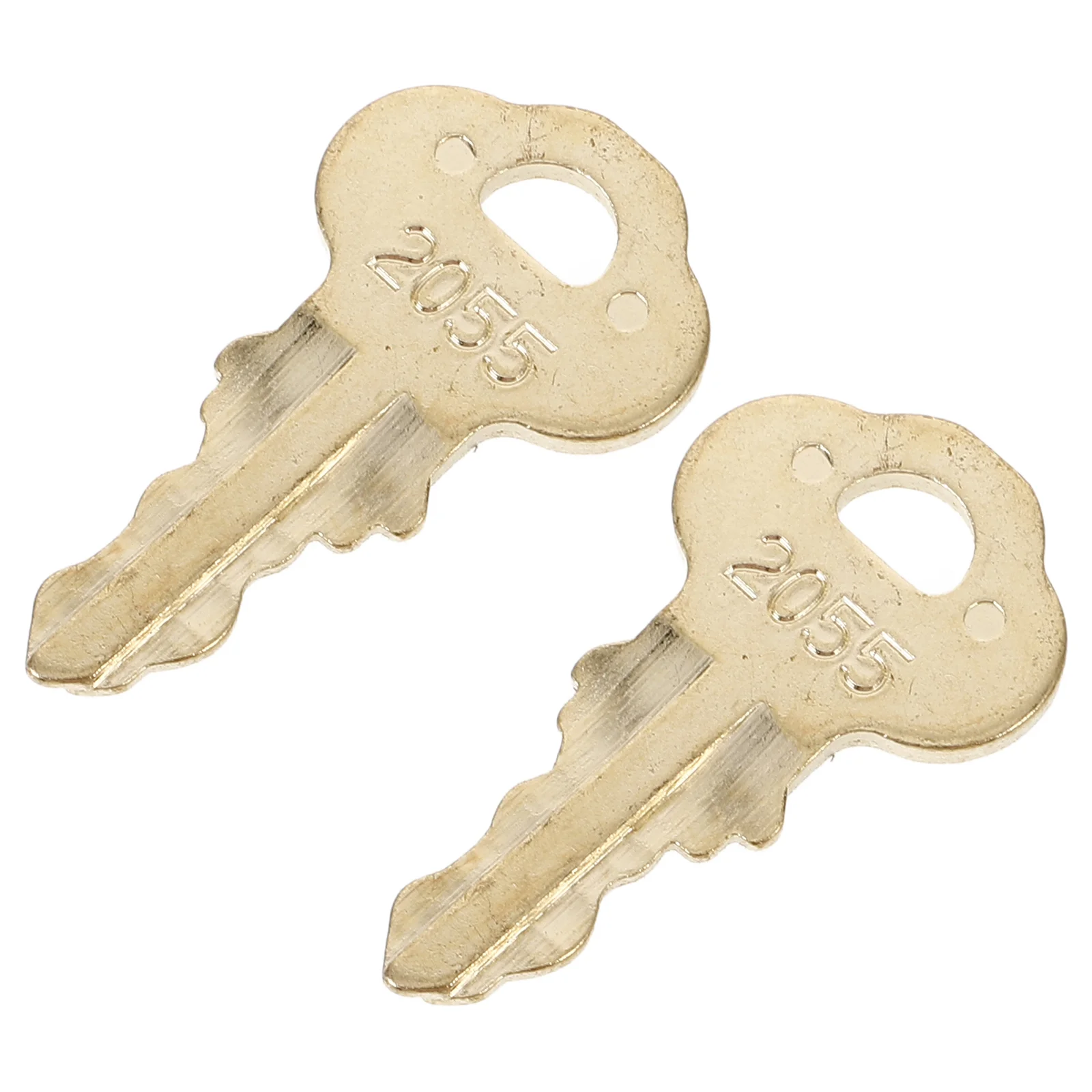 

2 Pcs Towel Rack Toilet Paper Box Key Commercial Dispenser Keys Replacement Golden Tissue