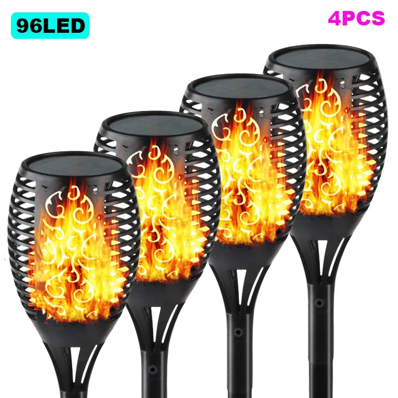ZTree Solar Torch Light Black 8