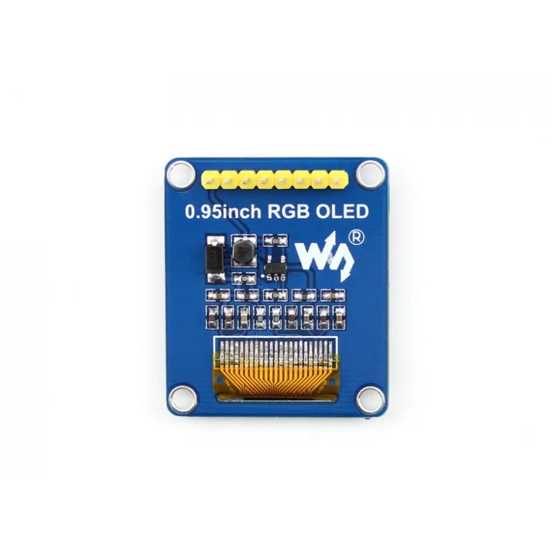 Waveshare 0.95inch RGB OLED (B),SPI interface, straight/vertical pinheader