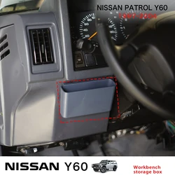 Storage Organization Accessories For Nissan Patrol Y60 Storage Box Center Console Workbench Y60 Interior