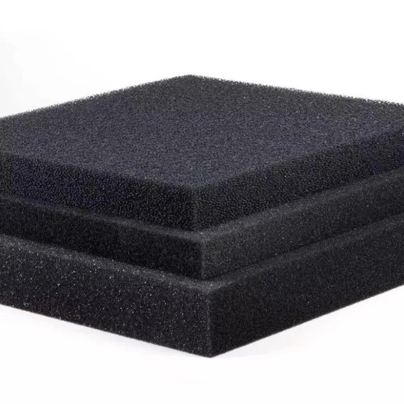 Multi Sizes Black Filtration Foam Aquarium Fish Tank Biochemical Filter Sponge Pad Skimmer Long Use Time Sponge Supply Tank