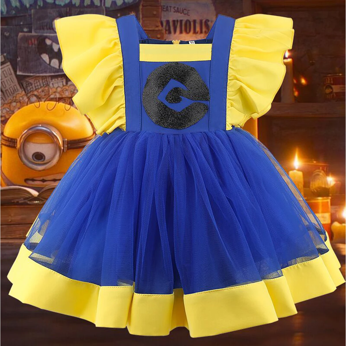 Disfraces de Minion para Niños y Niñas, Disfraces de Anime para Halloween, Desfiles de Moda, Cosplay Completo, Disfraz para Fiestas de Playa de Verano