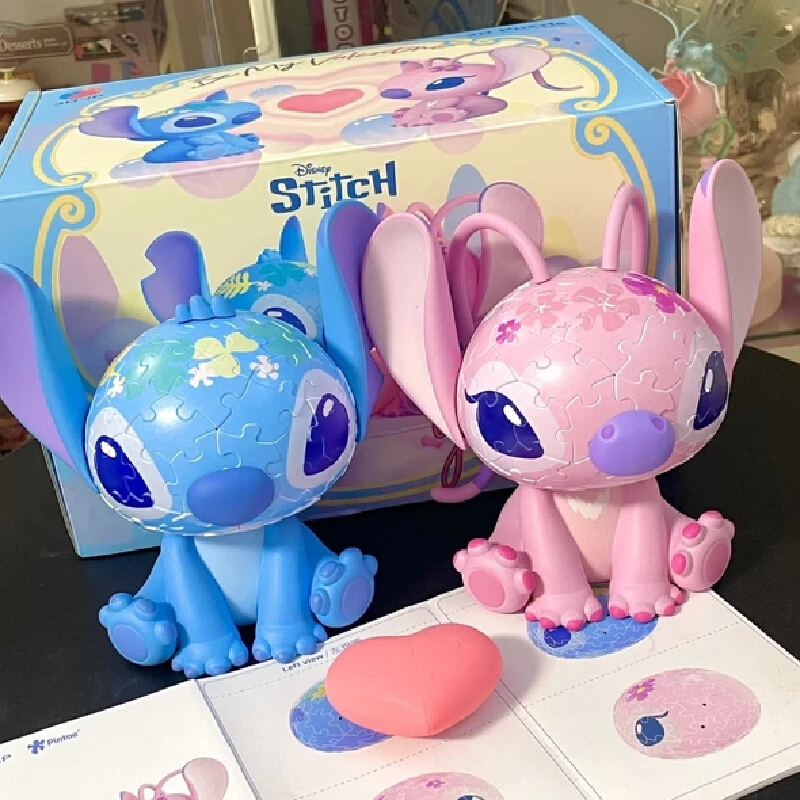 

3D-JP Новая 3D-фигурка Стича и Ангелов из аниме, сборная игрушка, 3D-пазл, ночник, атмосферная лампа Стич для девочек, подарки