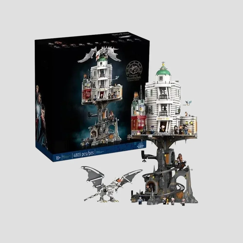 

Innovative Gringotts Wizarding Bank Theme Collection Detailed Model Kit 76417 for Hobbyists Birthday Gift Room