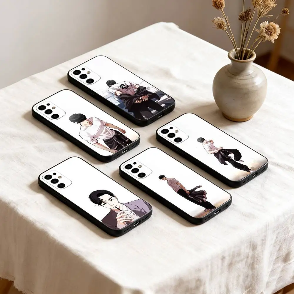 Lookism Park Hyeon-seok Phone Case Black Silicone Soft For Samsung S25,S24,S21,S22,S23,S30,Ultra,S20,Plus,Fe,Lite