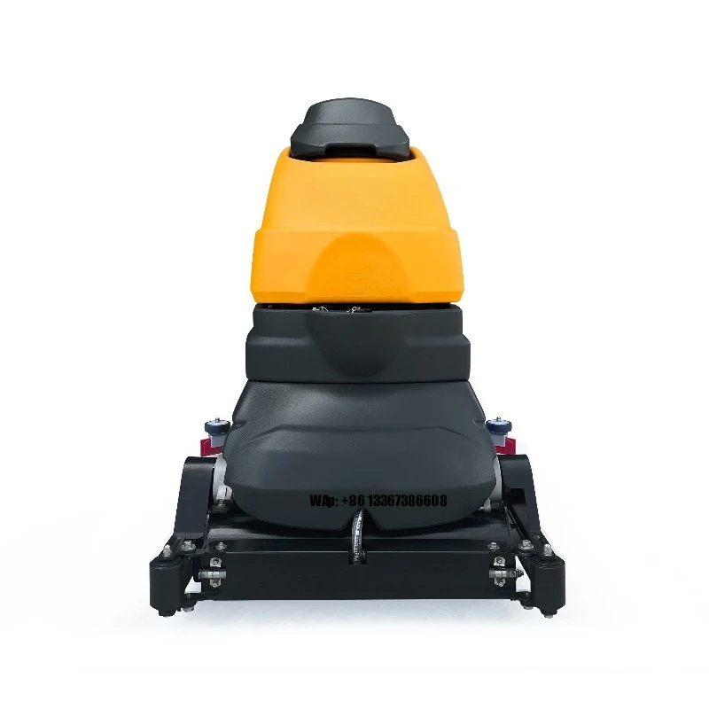 Hot Selling Elektrische Walk-Achter Vloer Scrubber Veegmachine Machine Aluminium Schraper Hark Ontwerp Hand-push Reinigingsmachine