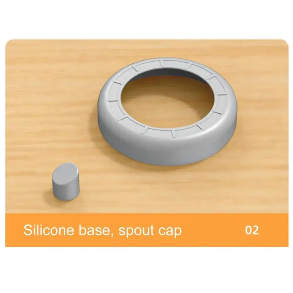 

Large Capacity Cooking Oil Bottle Rubber Base No-drip Pourers Olive Oil Dispenser Anti-slip Heat-resistant