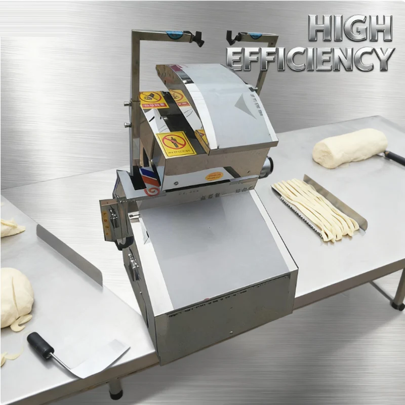 آلة قطع المعكرونة التجارية الأوتوماتيكية بسكين مزدوج سكين واحد آلة قطع العجين الصغيرة الذكية