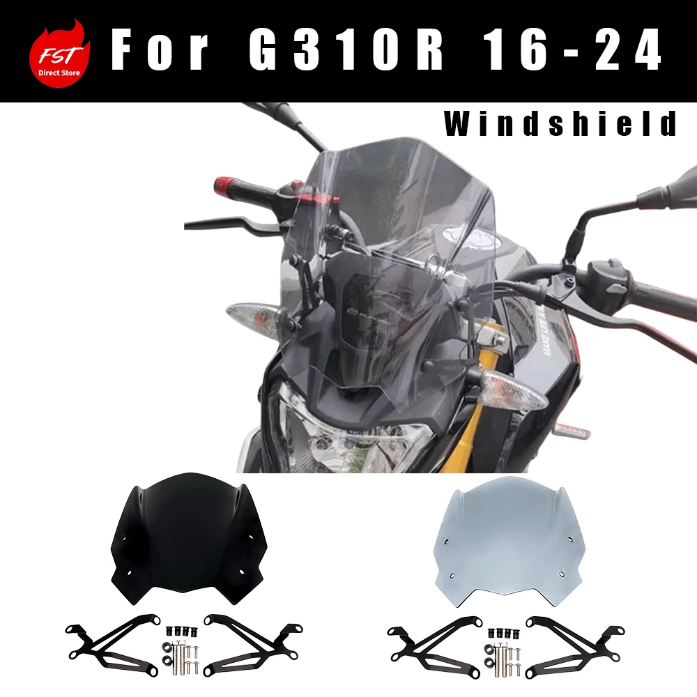 

Modified Front Windscreen, Windshield & Wind Deflector for G310R 2016-2024