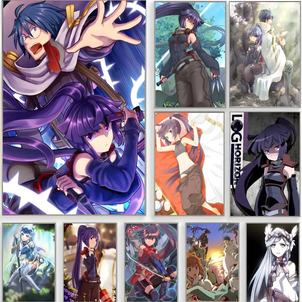 fantasy adventure l-Log Horizon Poster Classic Wall Art  Home Decor  Peel and Stick Unframed