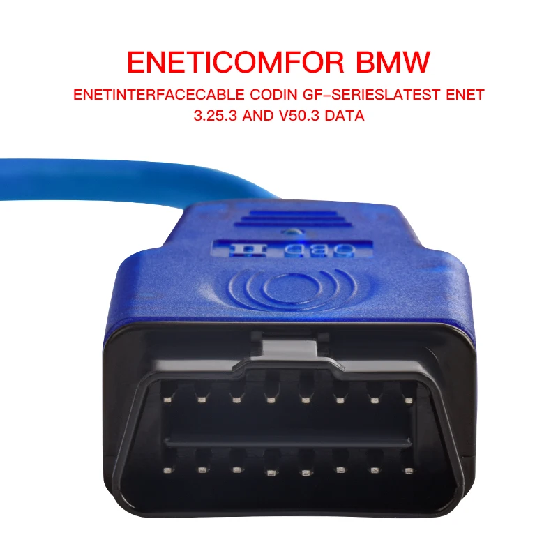 Quality ENET cable for Car BMW FG-series Coding Diagnostic Cable ICOM OBD2  Ethernet to Data OBDII Coding Hidden Data Tool