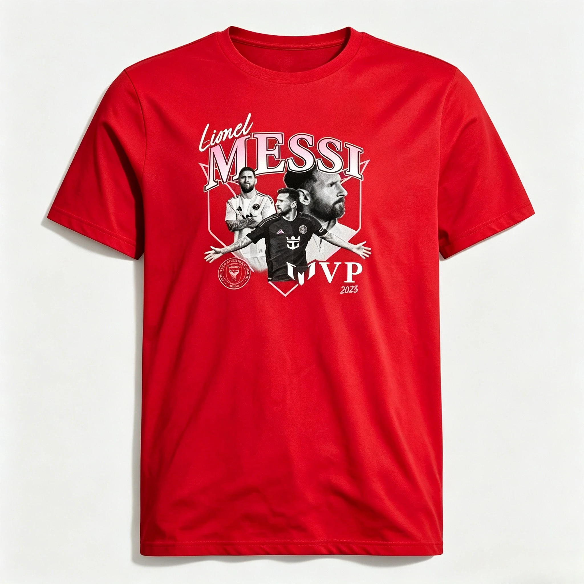 Icon Messi  Jersey Graphic Shirt, Breathable Cotton Short Sleeve, Retro Sports Print, Nice Fan Gift for Men Women