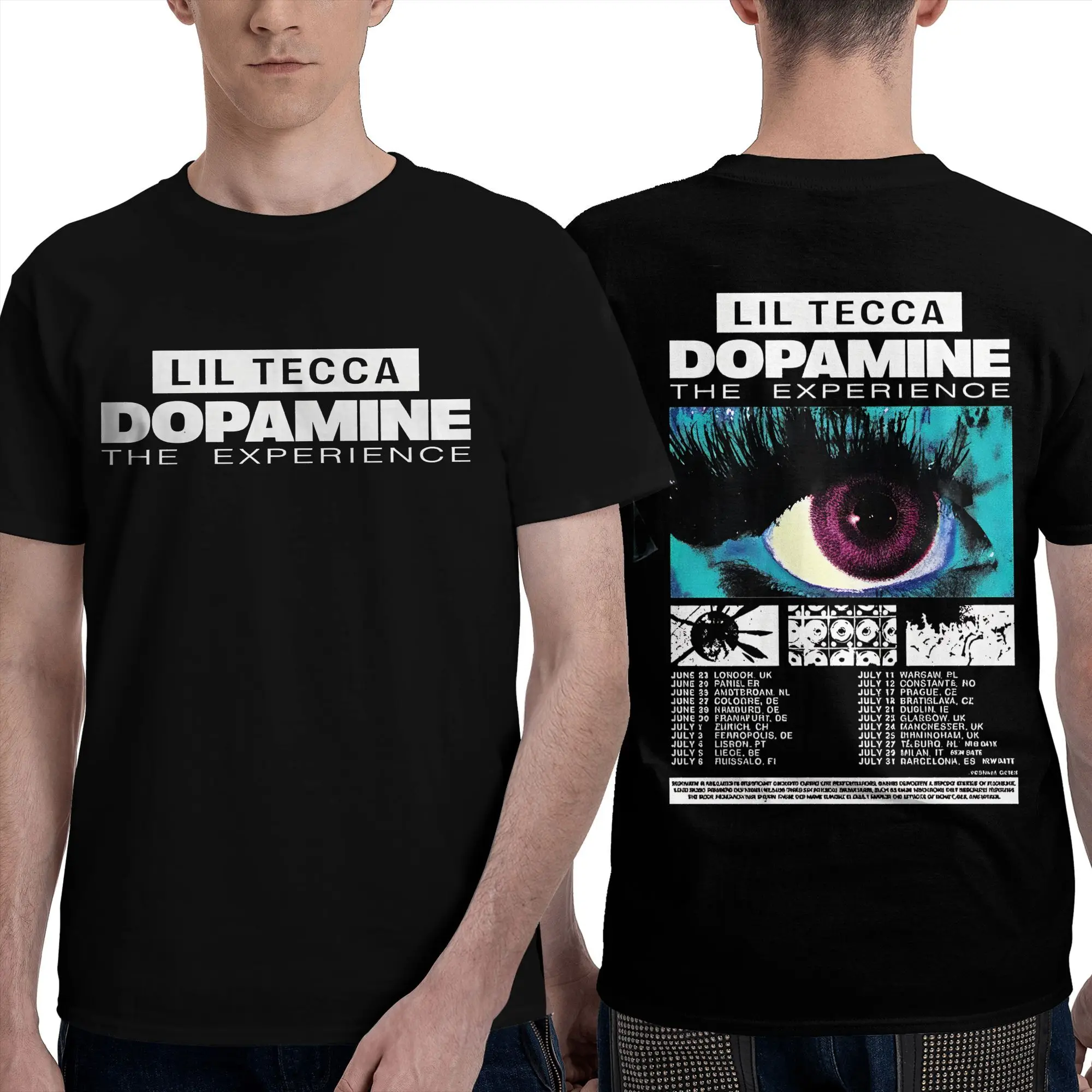 

Lil Tecca Dopamine T Shirt Popular T Shirts Short-Sleeved Vintage Tshirt Summer 100 Cotton O Neck Plus Size 5XL Top Tees