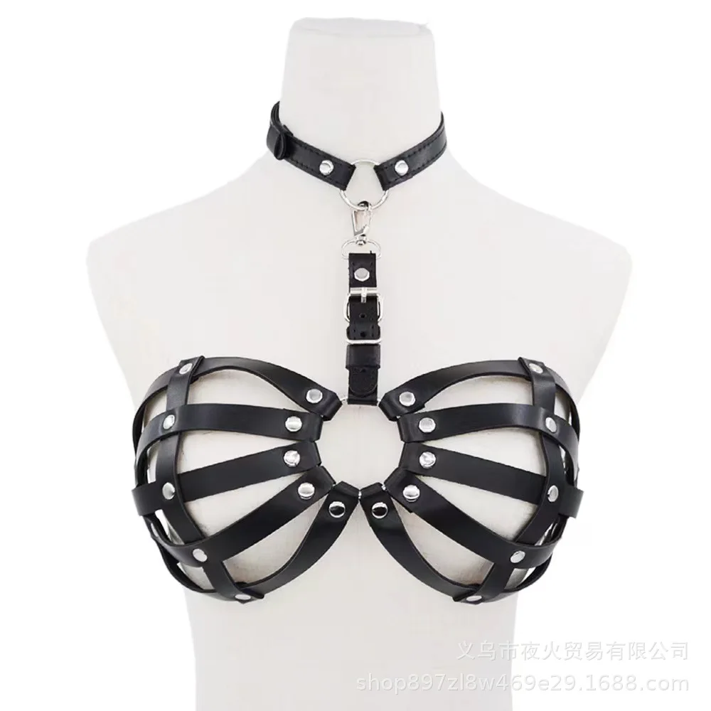 جديد مثير الجلود عبودية حزام الجوف خارج مرحلة الأداء الملحقات أداة التهيأ الحسية للترفيه الكبار #5