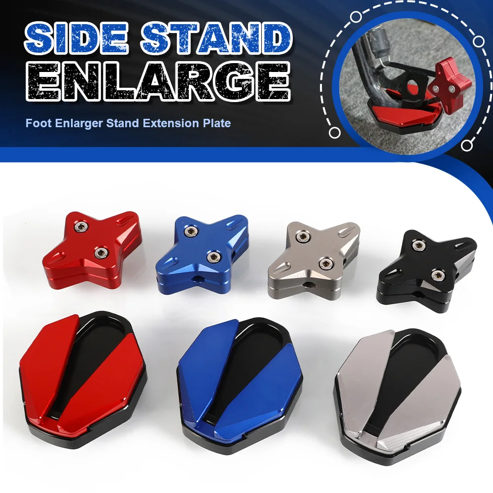 

FOR YAMAHA NMAX155/NMAX125 2020 2021 2022 2023 NMAX 125 Motorcycle Accessories Side Stand Enlarger Kickstand Enlarge Plate Pad