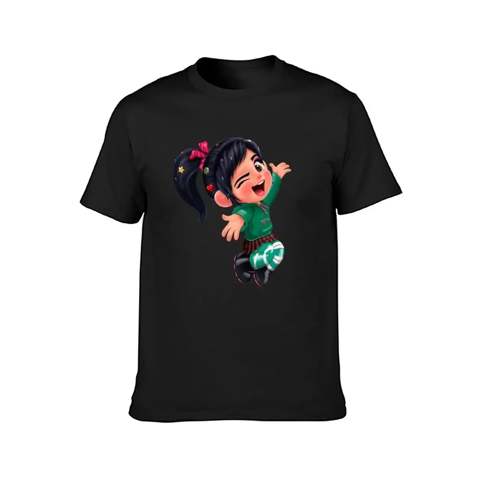 Vanellope - Got This Glitchen Feeling T-Shirt tops street wear black t shirts for men