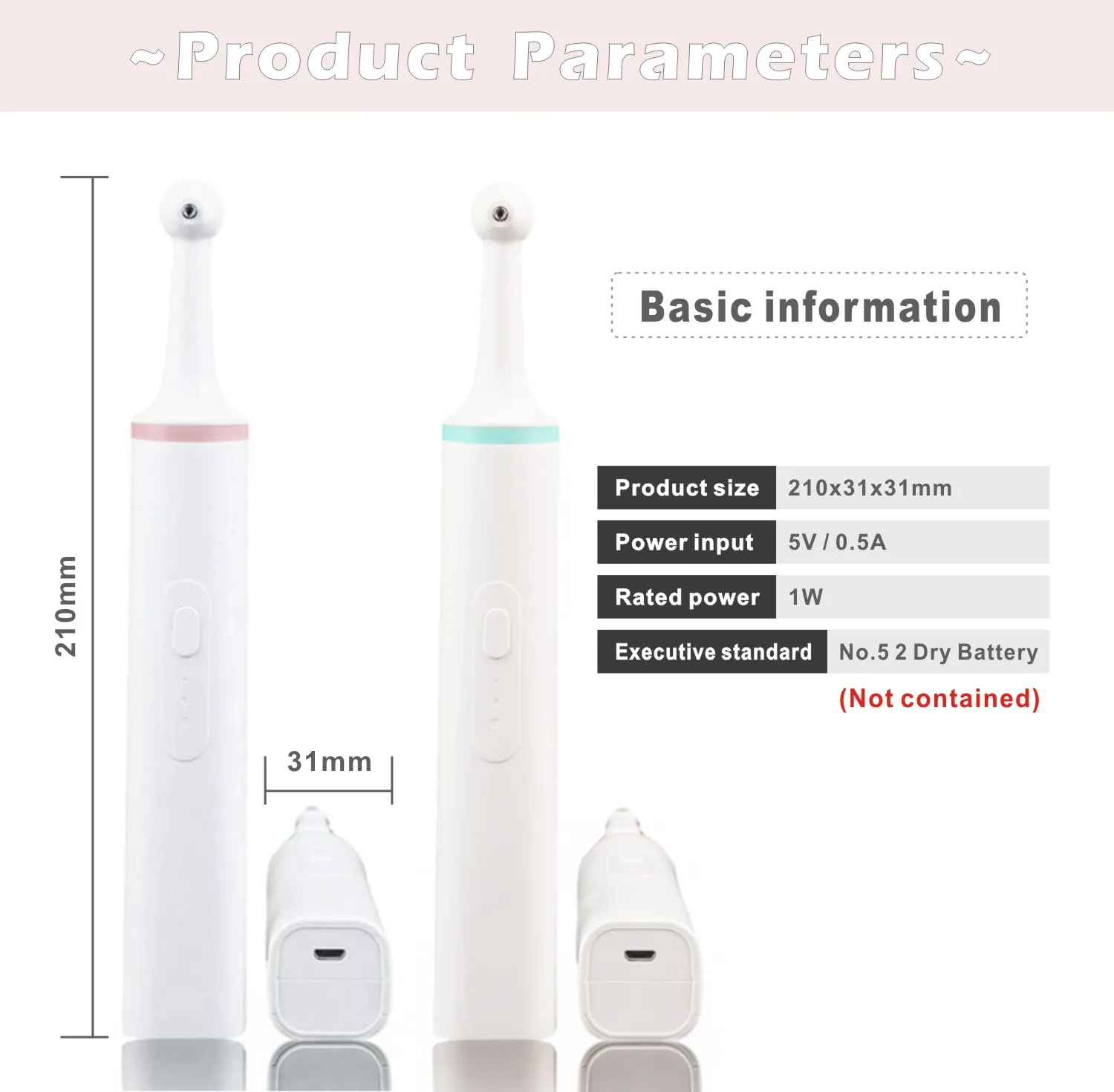 Rotating Teeth Whitening Brush, Multifunctional Teeth Cleaning and Polishing to Remove Stains, Equipped with 4 Different Functio