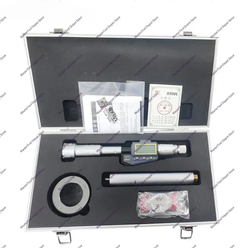 High-precision 6-100mm Electronic Digital Display Three-jaw Three-point Inside Diameter Micrometer for Precision Measurement