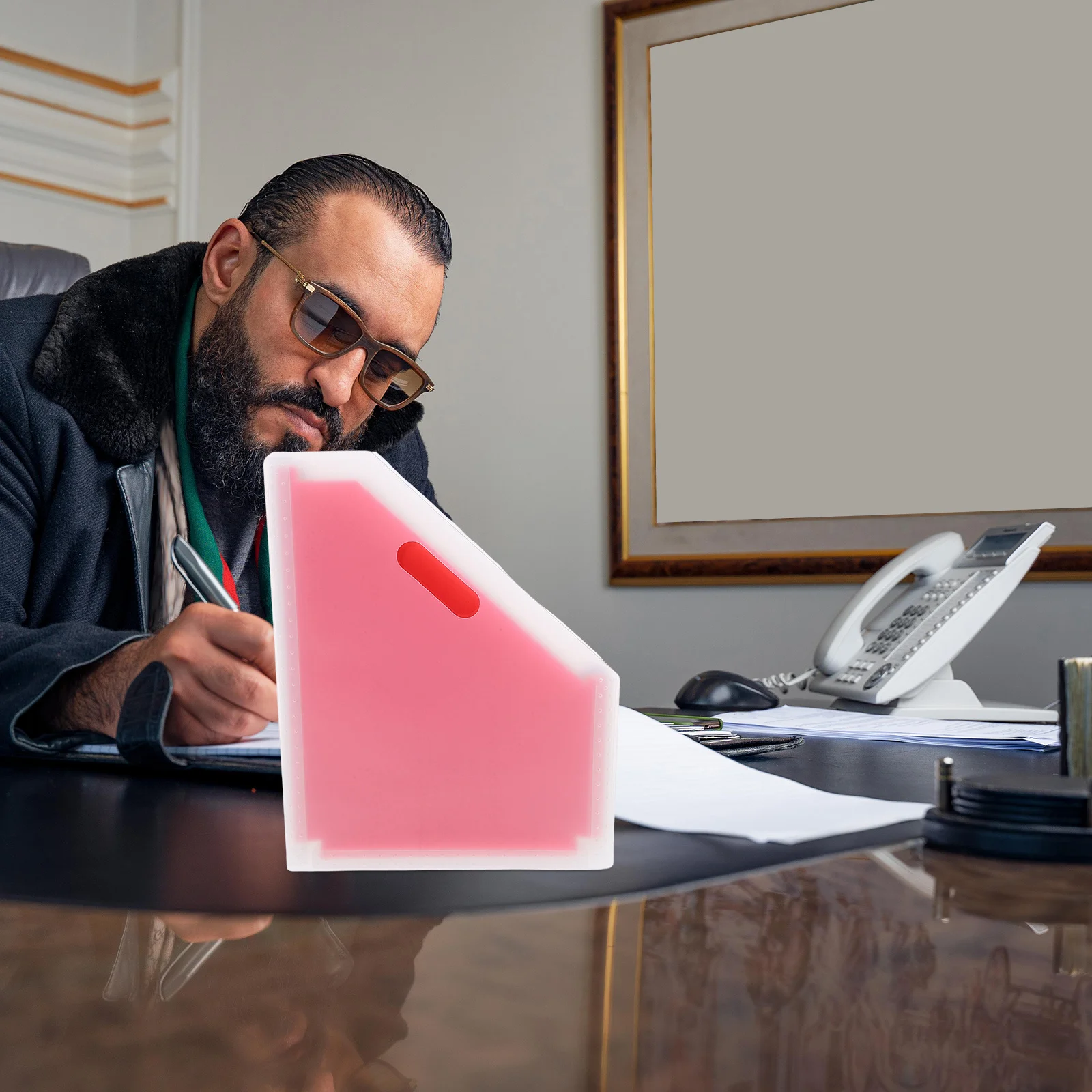 Pasta de arquivo acordeão vertical, organizador expansível de grande capacidade para documentos, armazenamento de recibos, classificador de arquivos multicamadas