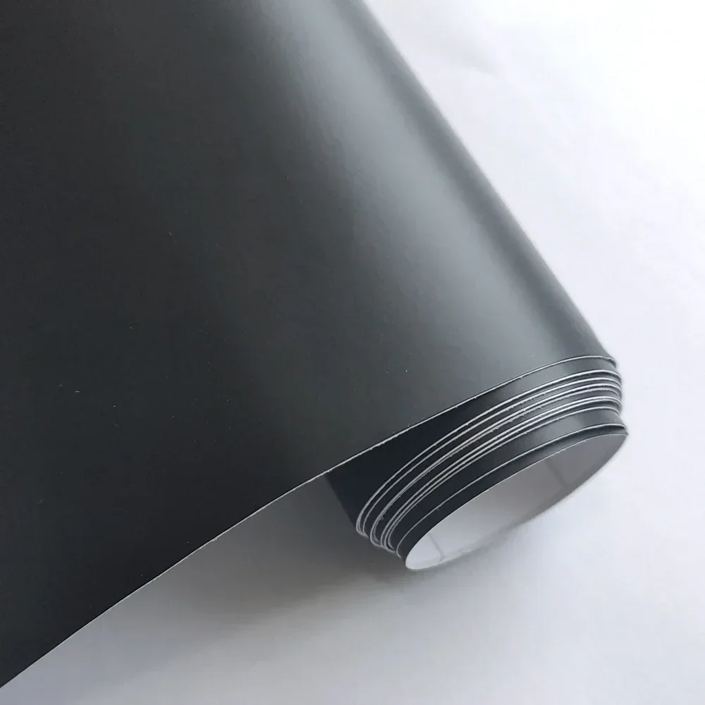 Black Matte 3D 4D 5D Carbon Fiber Vinyl Car Wraps Auto Satin Film Vehicle Sticker Multiple Sizes/Rolls 10/20/30/40/50*152cm